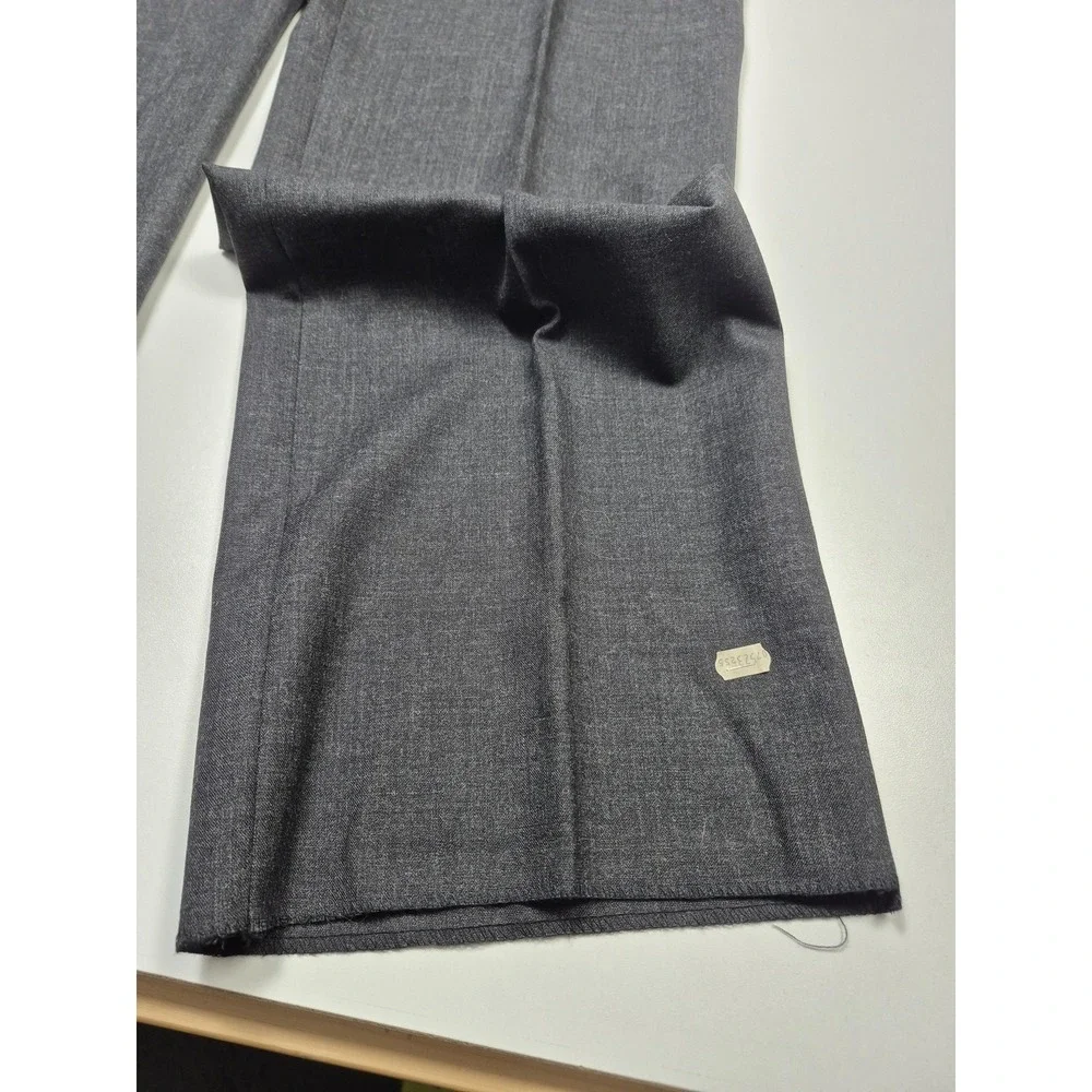 Adolfo Suit Mens 52 Long Gray 100% Wool Veracruz 2 Piece 48x36 Mexico NWT FLAW